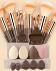 Makeup Brushes 8-29Pcs Makeup Kit Professional Women Cosmetic Soft Powder Brush Eyeshadow Foundation Full Set Travel Beauty Tool