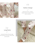 Women's Floral Print Pajamas Set