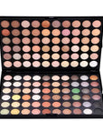 120 Color Eyeshadow Palette with Matte and Shimmer Effects Nude Warm Tones for Parties, Events and Professional Makeup Artistry