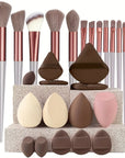 Makeup Brushes 8-29Pcs Makeup Kit Professional Women Cosmetic Soft Powder Brush Eyeshadow Foundation Full Set Travel Beauty Tool