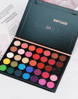 BEAUTY GLAZED Palette Eyeshadow 35 Colors Matte / Shimmer Natural Smokey Glitter Eyeshadow Make Up