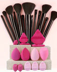 Makeup Brushes 8-29Pcs Makeup Kit Professional Women Cosmetic Soft Powder Brush Eyeshadow Foundation Full Set Travel Beauty Tool