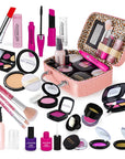 Kids Toys Simulation Cosmetics Set Pretend Makeup Toys Girls Play House Simulation Make up Educational Toys for Girls Fun Game