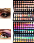 120 Color Eyeshadow Palette with Matte and Shimmer Effects Nude Warm Tones for Parties, Events and Professional Makeup Artistry