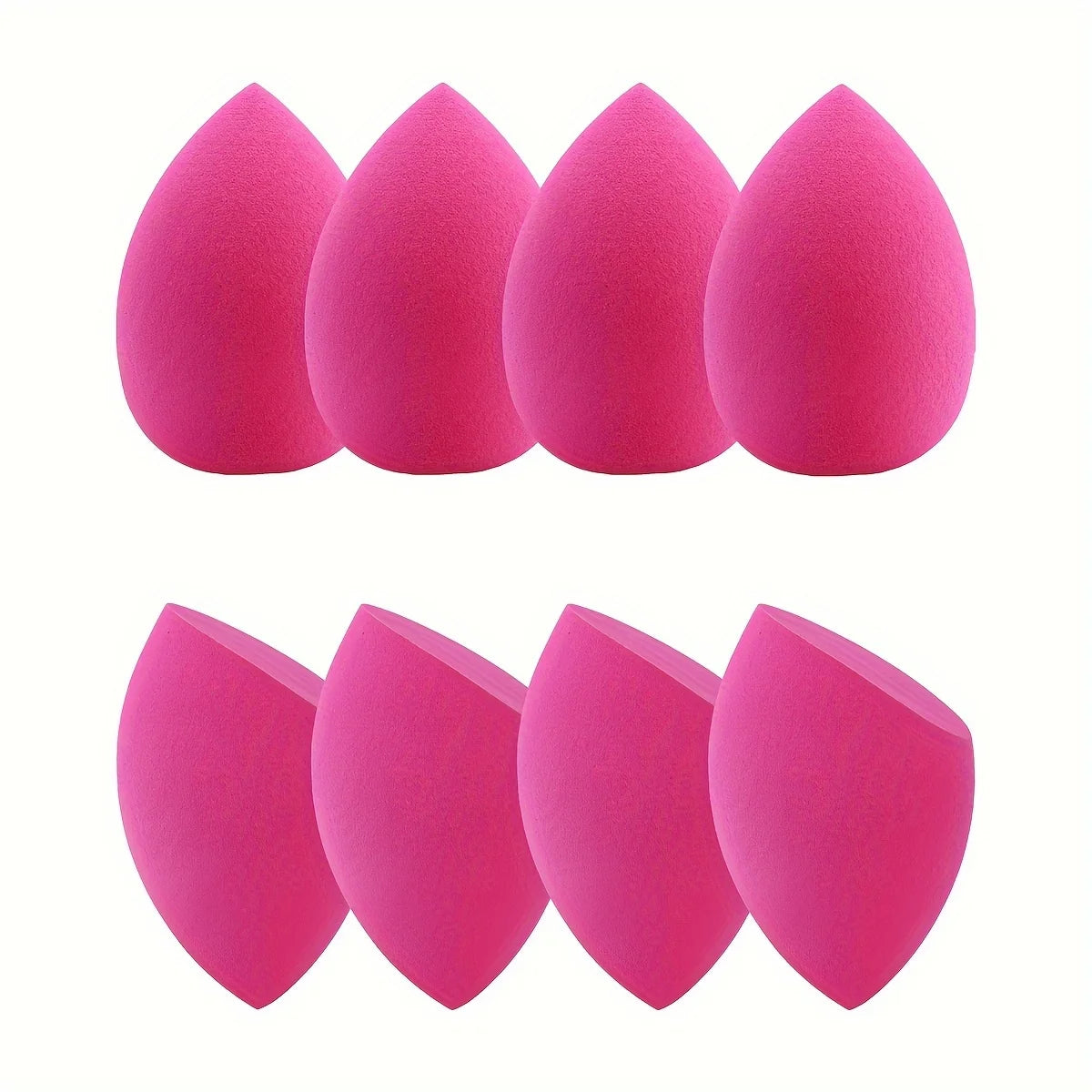 8 Pcs Beauty Egg Makeup Sponges – Foundation Blender Set