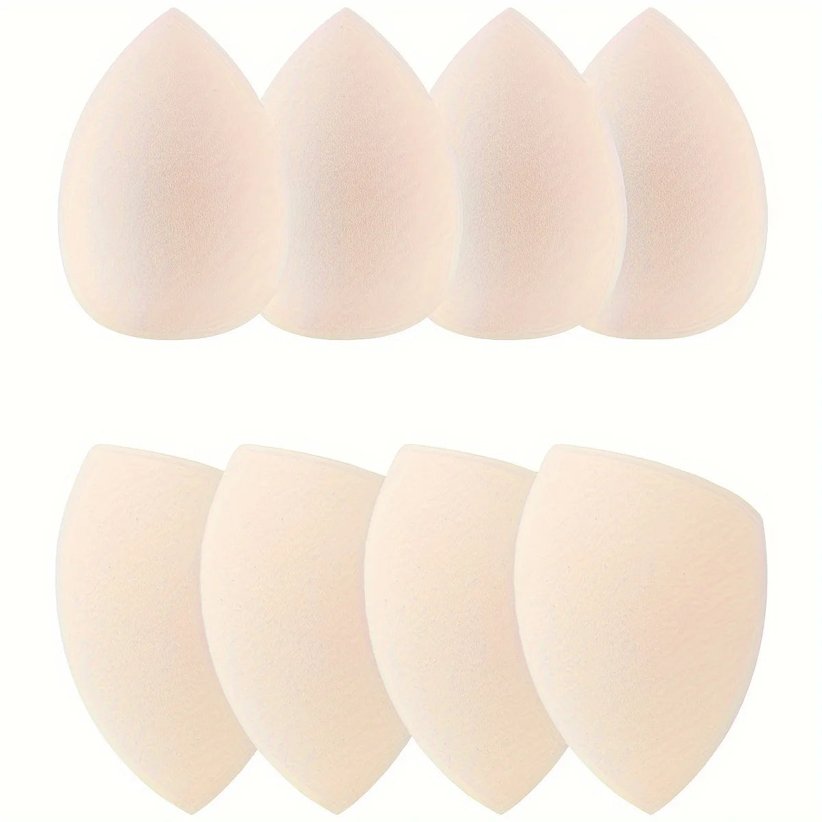 8 Pcs Beauty Egg Makeup Sponges – Foundation Blender Set