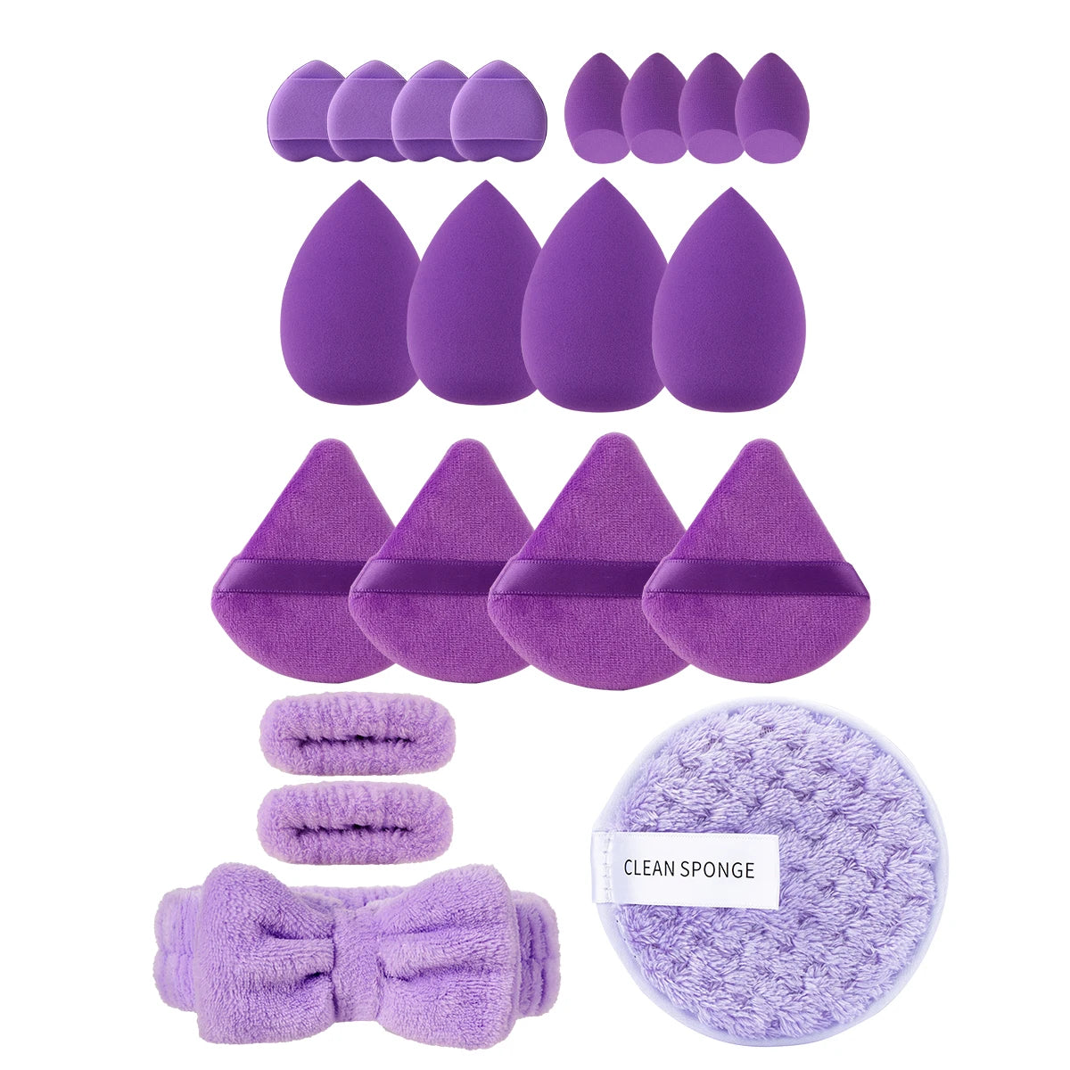 Brushes for eyes, face, contouring, and detailed work