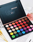 BEAUTY GLAZED Palette Eyeshadow 35 Colors Matte / Shimmer Natural Smokey  Glitter Eyeshadow  Make Up