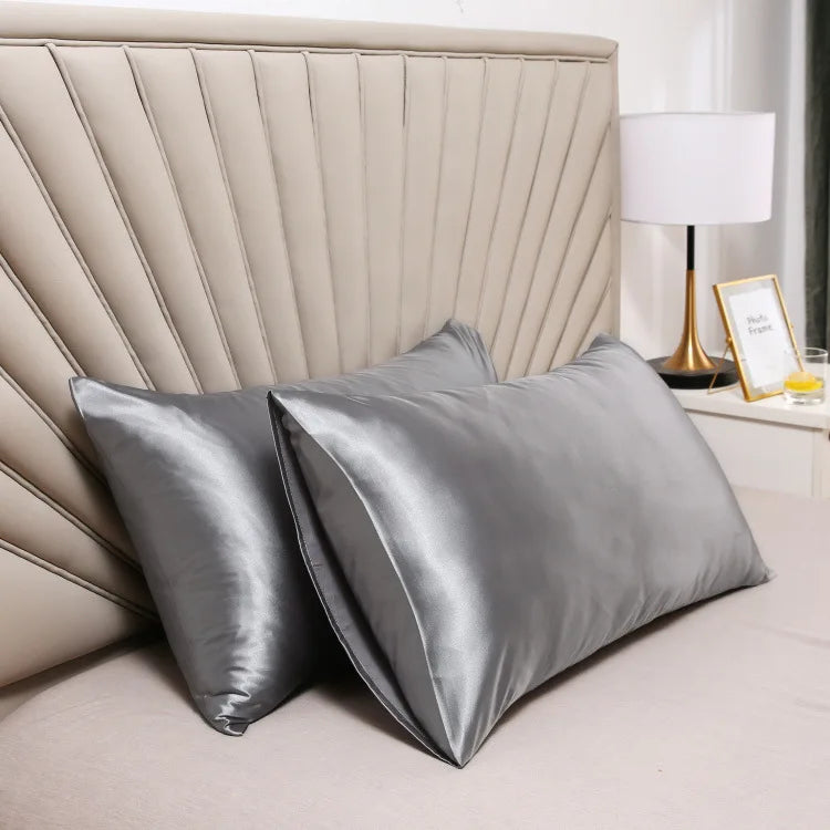 Silk Pillow Cover Silky Satin Hair Beauty