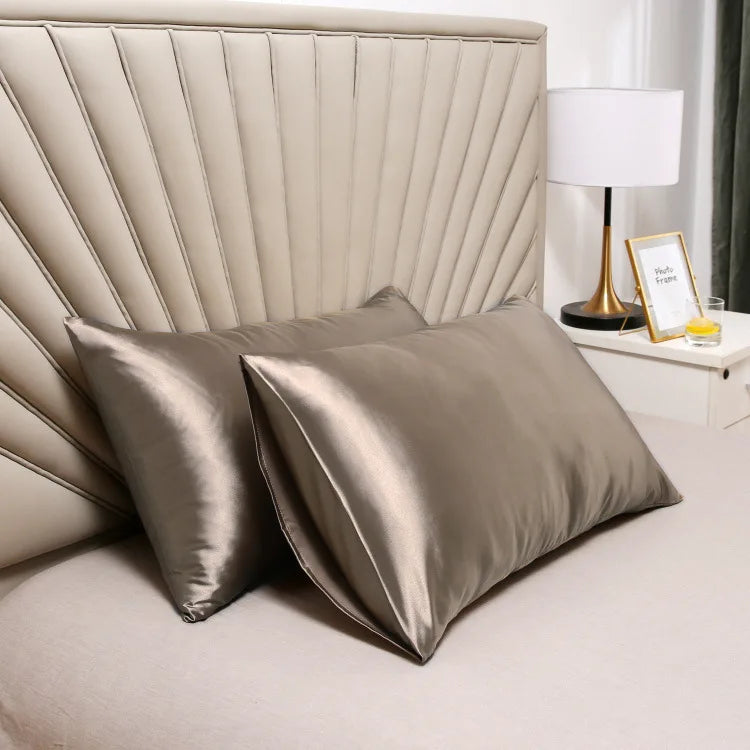 Silk Pillow Cover Silky Satin Hair Beauty