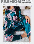 Women's Floral Print Pajamas Set