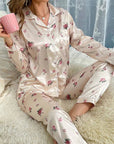 Women's Floral Print Pajamas Set