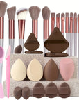 Makeup Brushes 8-29Pcs Makeup Kit Professional Women Cosmetic Soft Powder Brush Eyeshadow Foundation Full Set Travel Beauty Tool