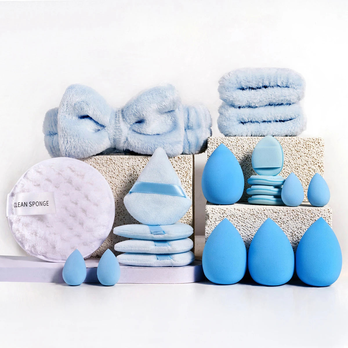 Brushes for eyes, face, contouring, and detailed work