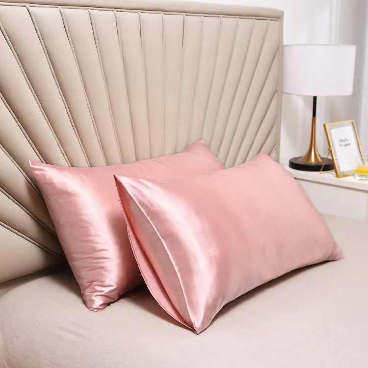Silk Pillow Cover Silky Satin Hair Beauty
