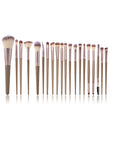 Brushes for eyes, face, contouring, and detailed work