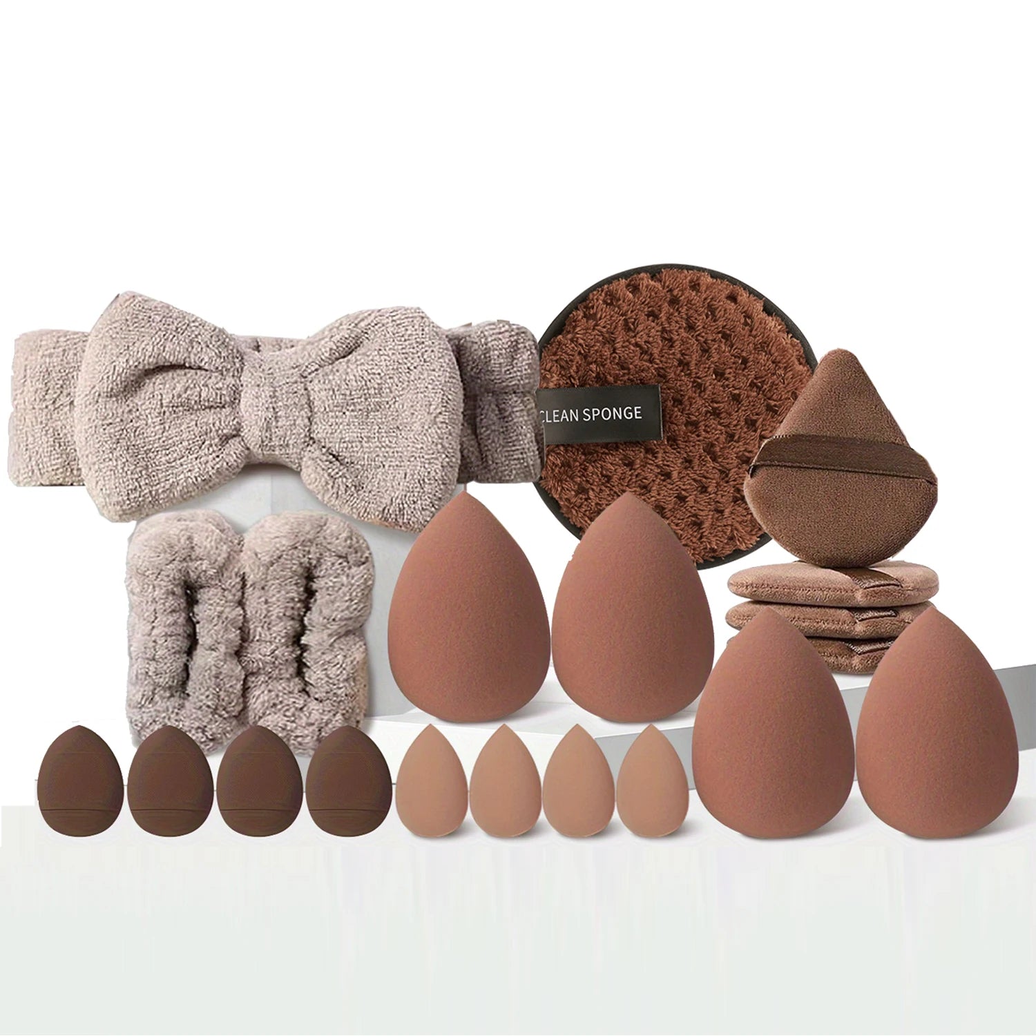 Brushes for eyes, face, contouring, and detailed work