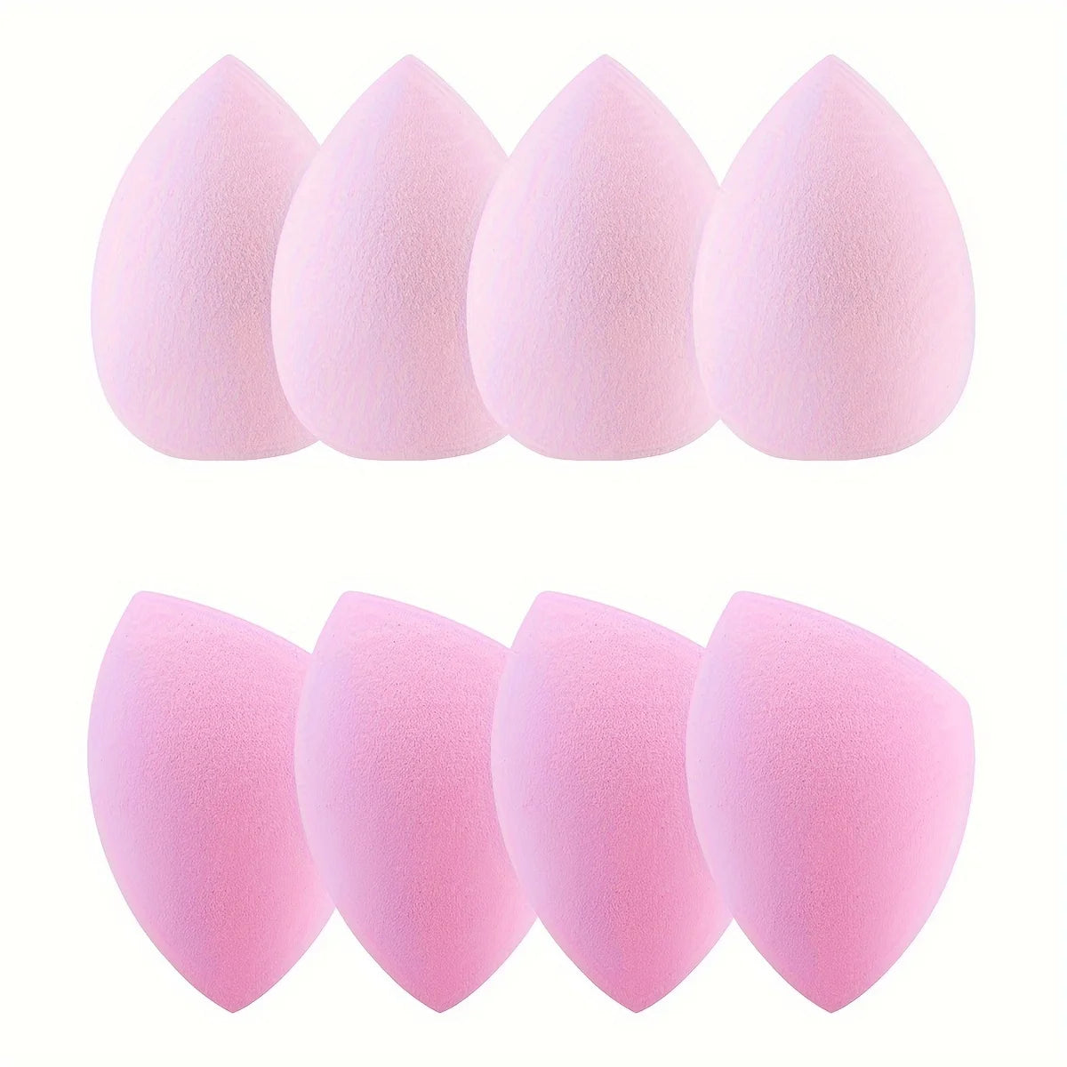 8 Pcs Beauty Egg Makeup Sponges – Foundation Blender Set